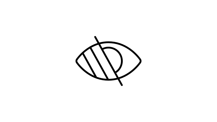 Sight loss icon