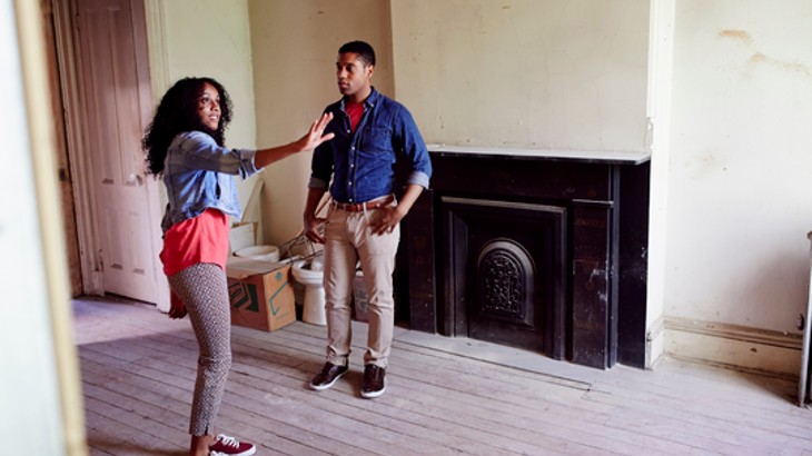 couple renovating