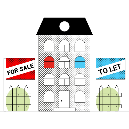 Icon of building for sale