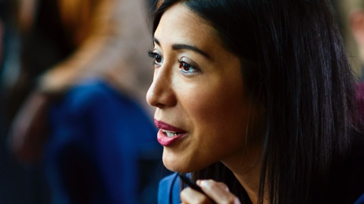 Woman talking