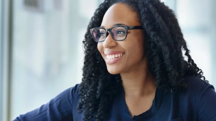 Smiling woman