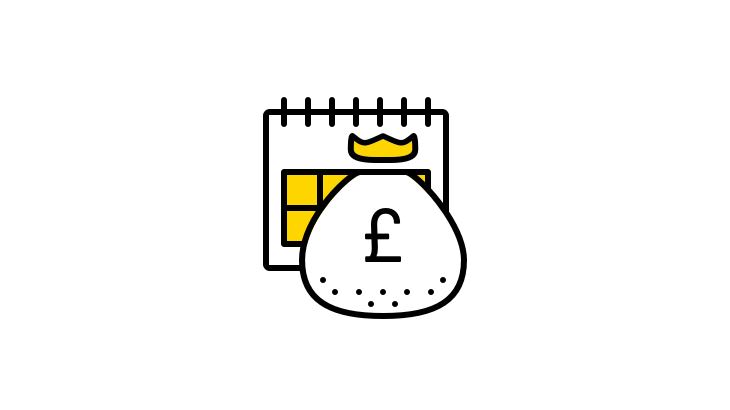Pension savings icon