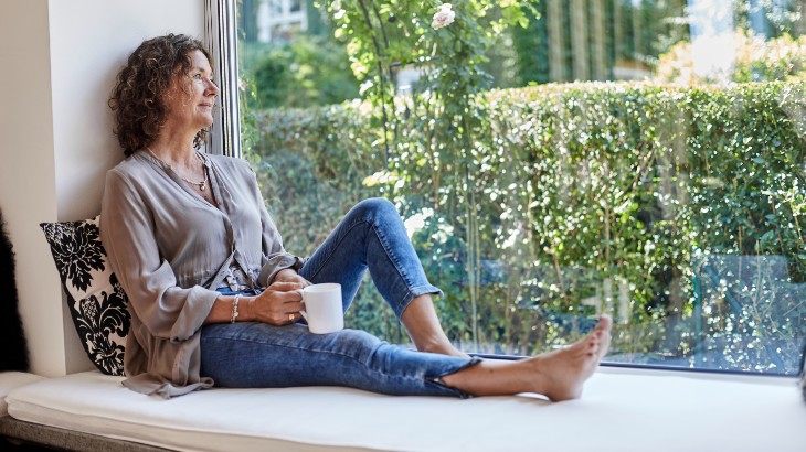 Woman relaxing - life insurance quotes