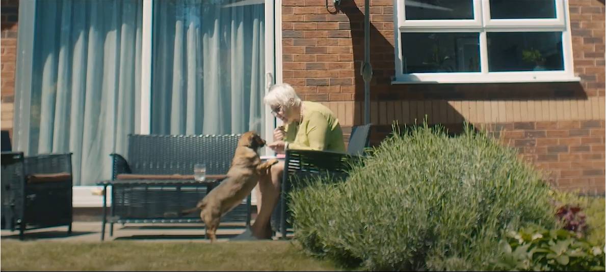Evadne and her dog